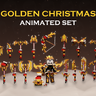 Golden Christmas Animated Set (FREE VIP RESOURCE)
