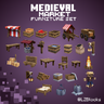 Medieval Market Furniture Set