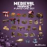 Medieval Market Furniture Set