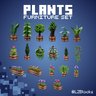 Plants Furniture Set
