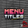 Menu Titles