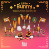 Little Bunny with Carrots Weapons, Tools & Cosmetics Set