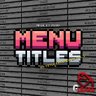 Menu Titles