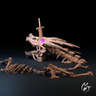 Draconic ancient skeleton
