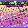 A medieval-styled RPG Icon Pack
