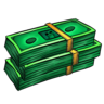 Cash icon for Minecraft website