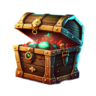 Coin, bags, chest and treasure icons !