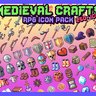A medieval-styled RPG Icon Pack