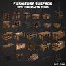 Medieval Furnitures Subpack - Blacksmith