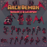 Arch Demon Animated Weapon Set