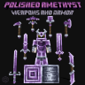 Polished Amethyst armor & weapons