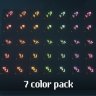 Animated Black Mage Set With RGB Gradient V2